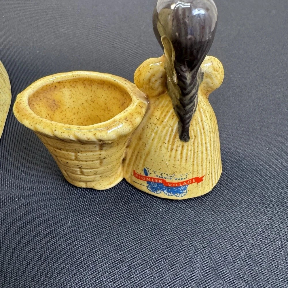 Vtg 1970'S Ceramic Corn Husk Doll Figurine 10